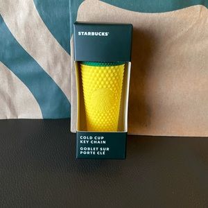 Starbucks Pineapple Studded Cup Key Chain Hawaii Exclusive